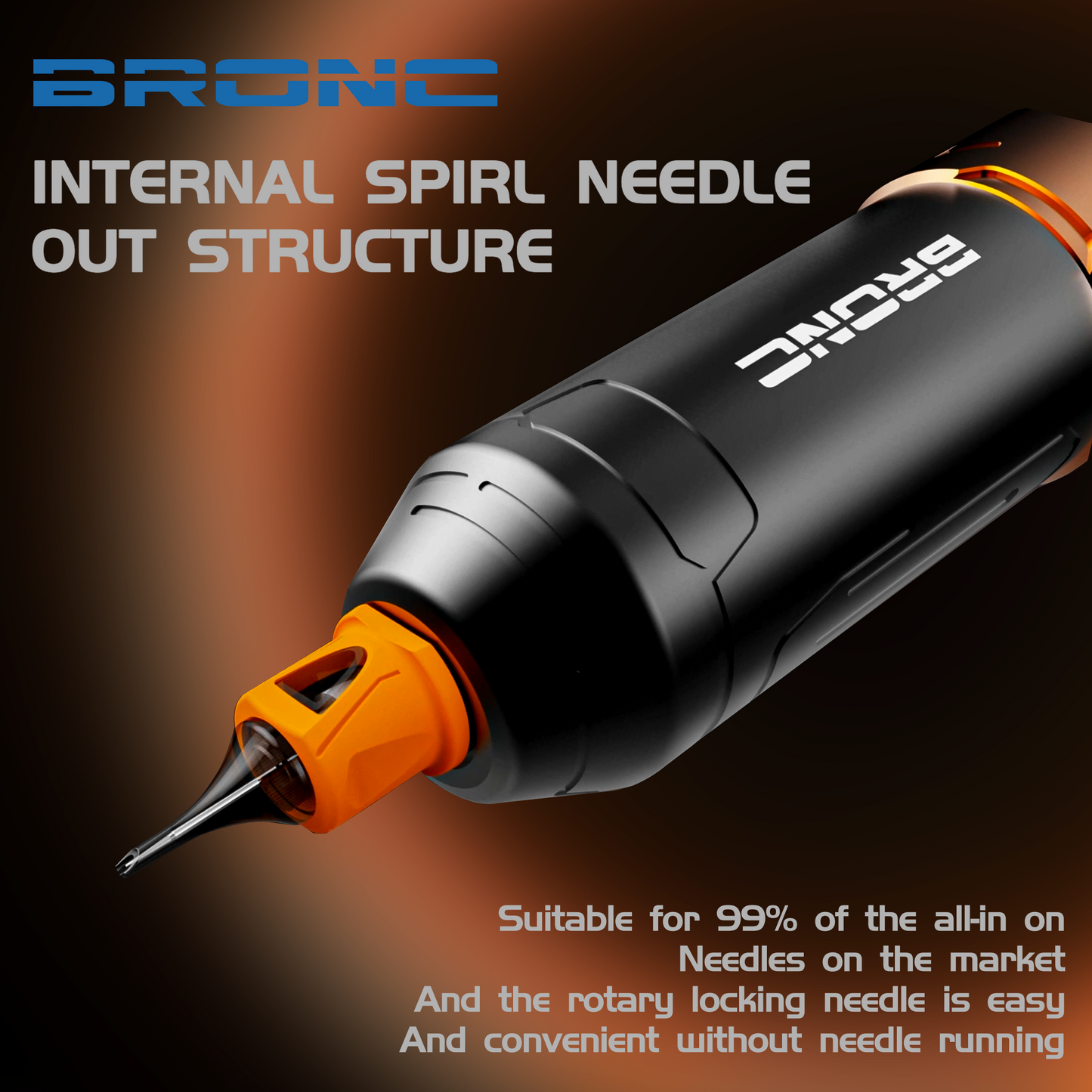 BRONC ZEN Short Wireless Tattoo Pen